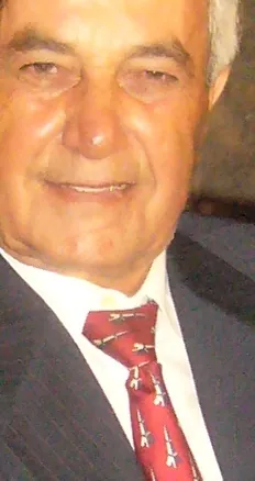 Wahib Bteddini — portrait with a patterned tie