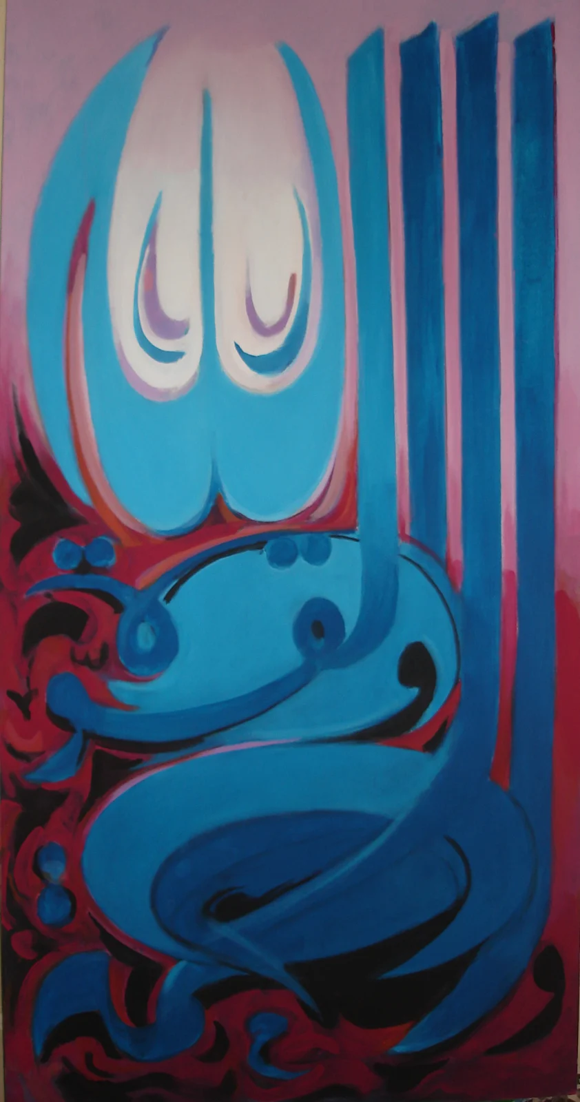 Arabic Letter in Blue number 2